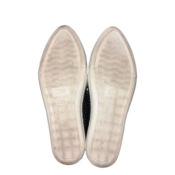 Jibs Slim Slip-On Fashion Sneaker Flat In Jet Black + Onyx Women’s Size 7 - Picture 12 of 13